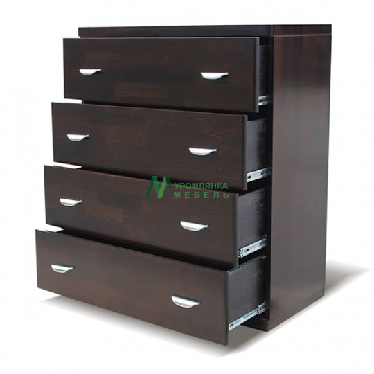 Комод из массива дерева Бали 4 ящика