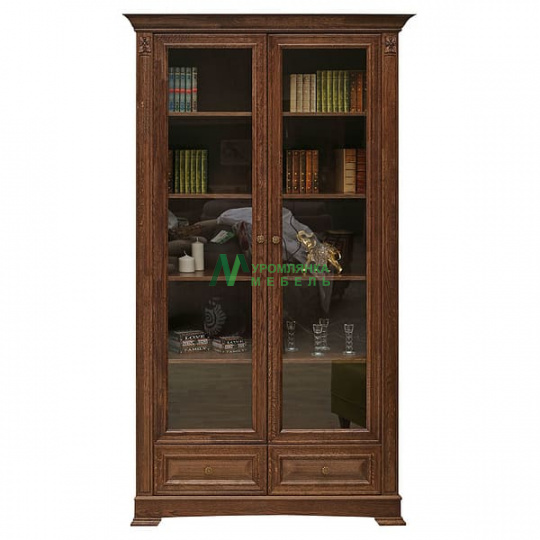 Книжный шкаф Корса со стеклом